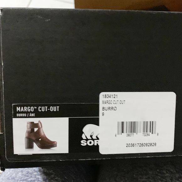 NWT Sorel Margo Cut Out ankle Booties Size: 9 - Picture 5 of 8